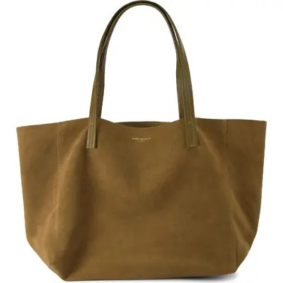 Kurt Geiger London Large Violet Suede Tote in Tan Suede at Nordstrom | Nordstrom