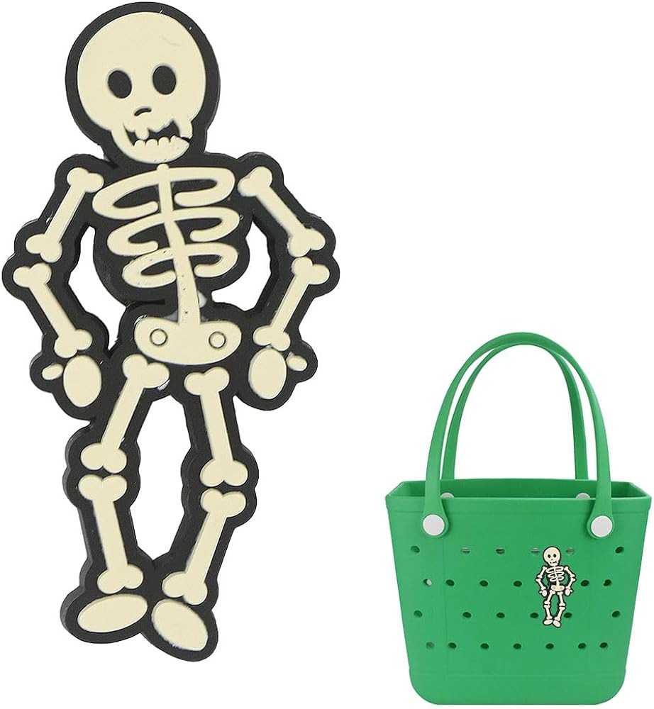 Skeleton Charms for Bogg Bag, Inserts Beach Bag Accessories Skull Charms for Tote Bag | Amazon (US)