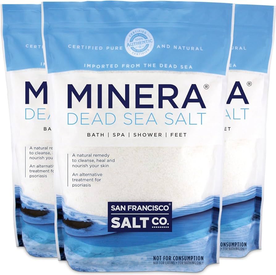 Minera Dead Sea Salt - 15 lb. (Qty 3 x 5 lb. Bags) Fine Grain | Amazon (US)