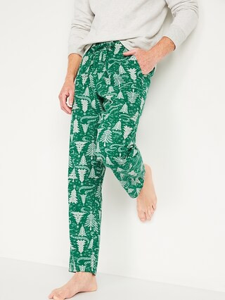 Printed Flannel Pajama Pants for Men | Old Navy (US)