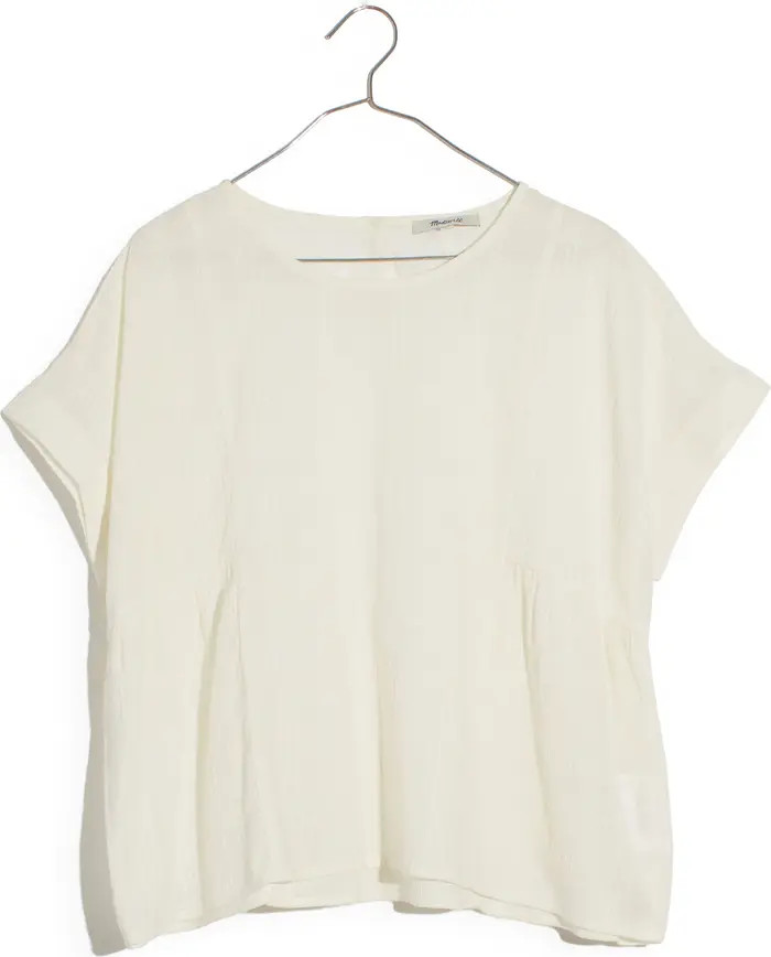 Minnie Semisheer Cotton Gauze Blouse | Nordstrom