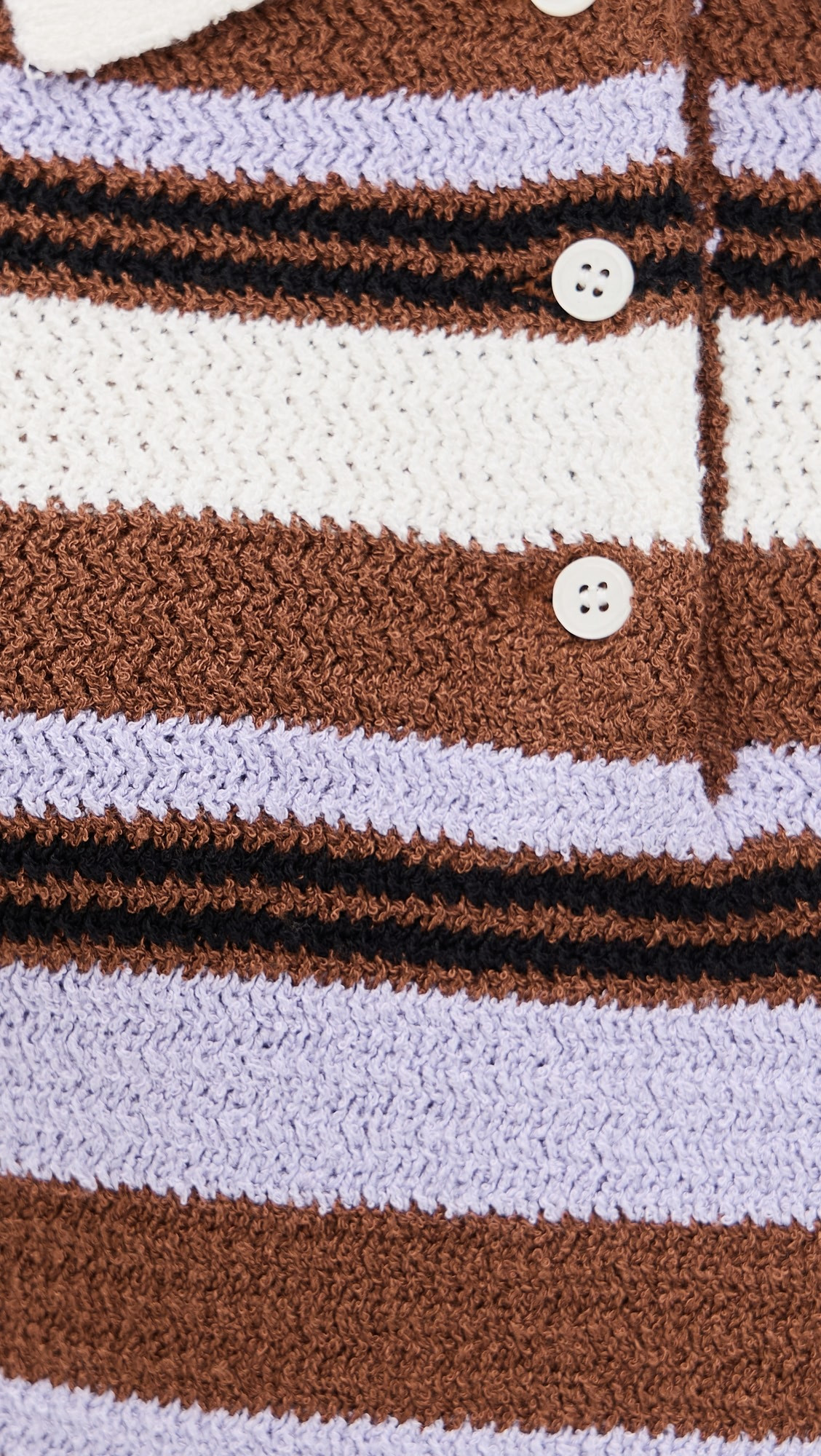 Striped Boucle Polo | Shopbop