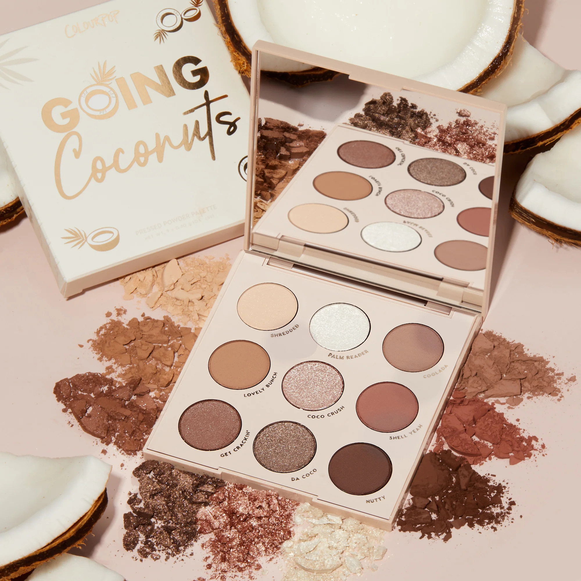 ColourPop®: Going Coconuts | Bronzed Eyeshadow Palette | Colourpop