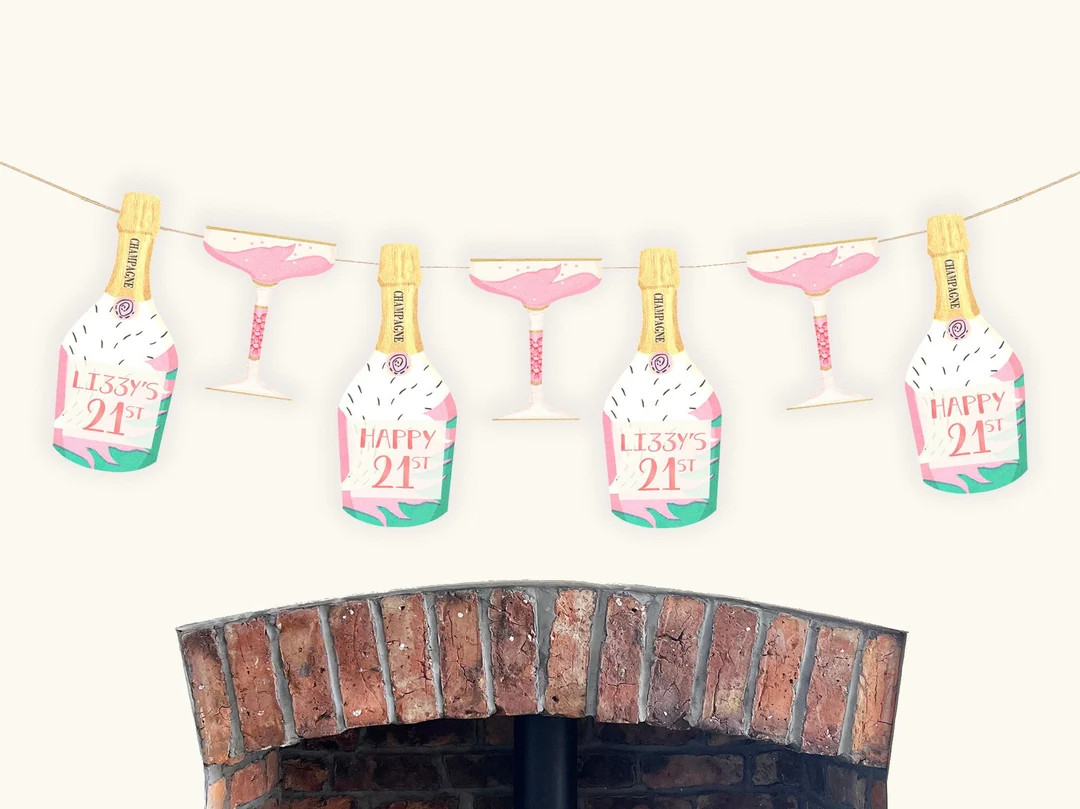 21st Birthday Decoration - Party Decoration | Etsy (US)
