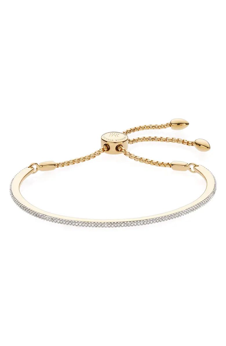 Fiji Skinny Vermeil Diamond Bar Bracelet | Nordstrom