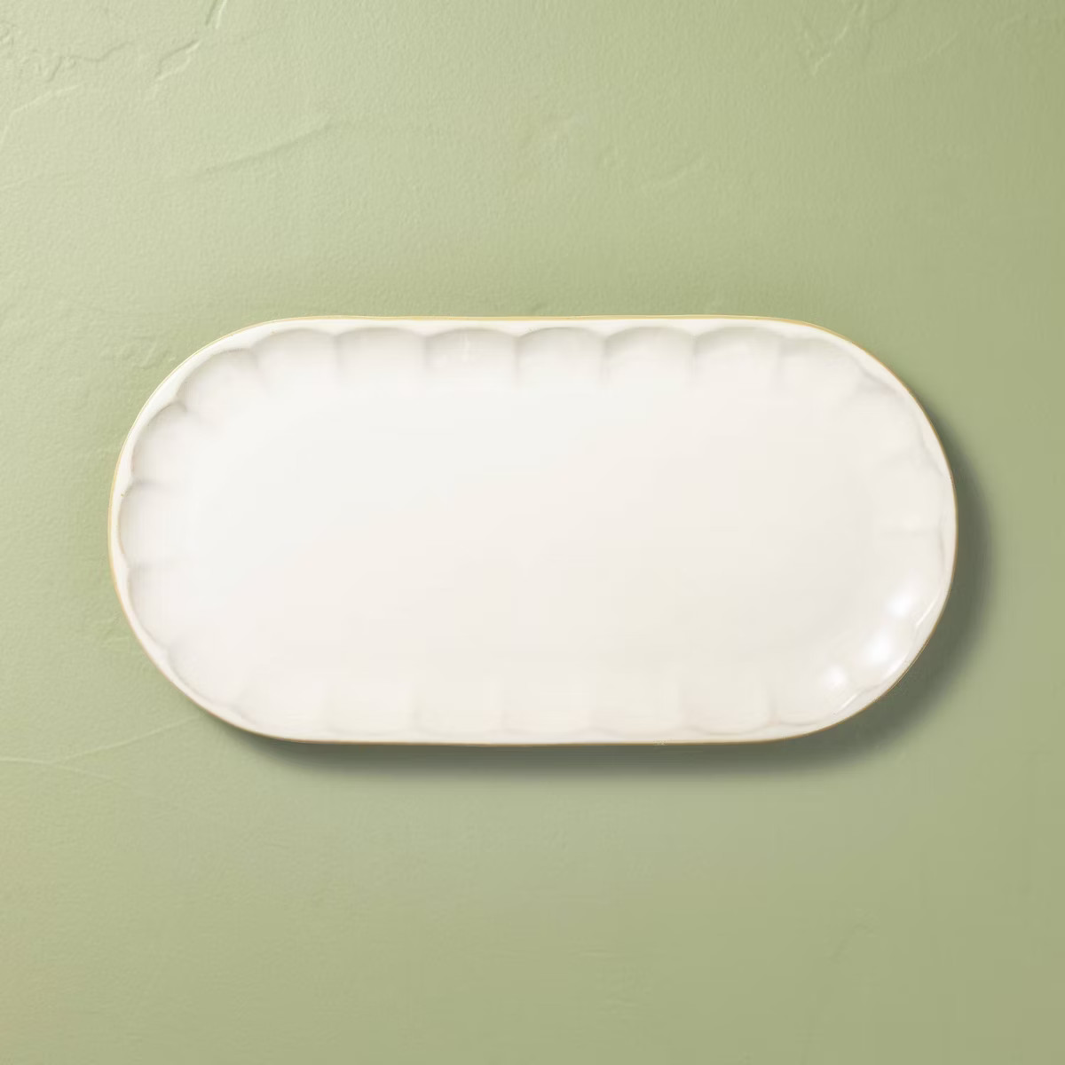 Serve Plate Sour Cream - Hearth & Hand™ with Magnolia | Target