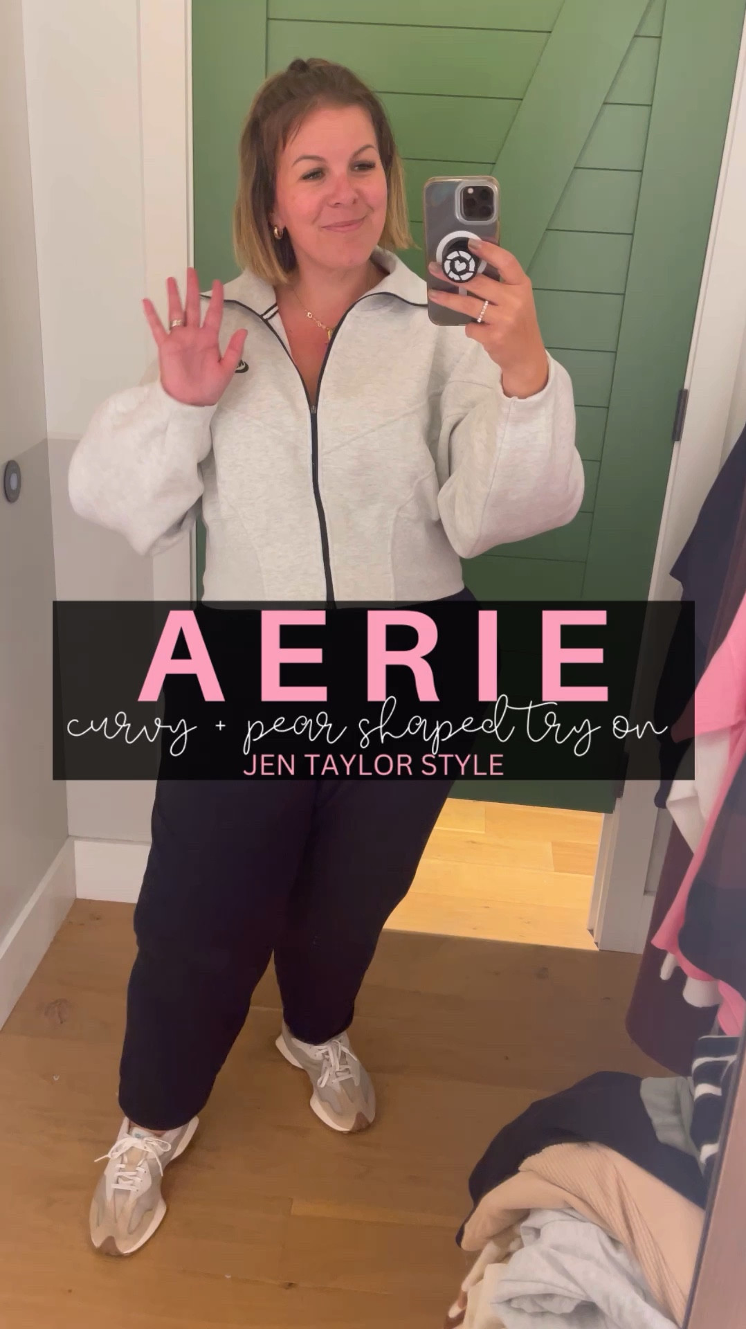 Aerie try on! I usually wear XL in Aerie bottoms and a large or XL in tops. Their clothing is so soft and cozy and their leggings are some of my most worn! These make great school drop off looks or just casual fall outfits for the weekend! 

#LTKOver40 #LTKMidsize #LTKPlusSize
