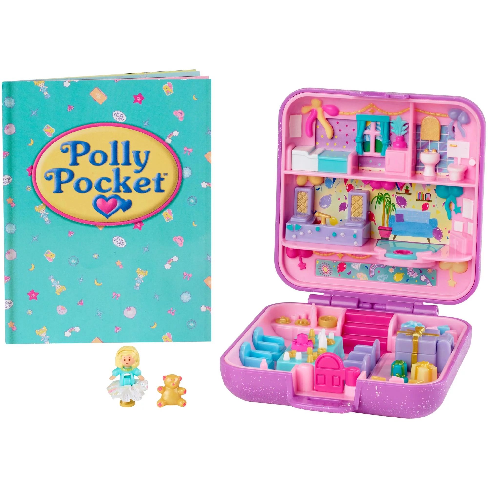 Polly Pocket Partytime Surprise Keepsake 30th Anniversary Compact - Walmart.com | Walmart (US)