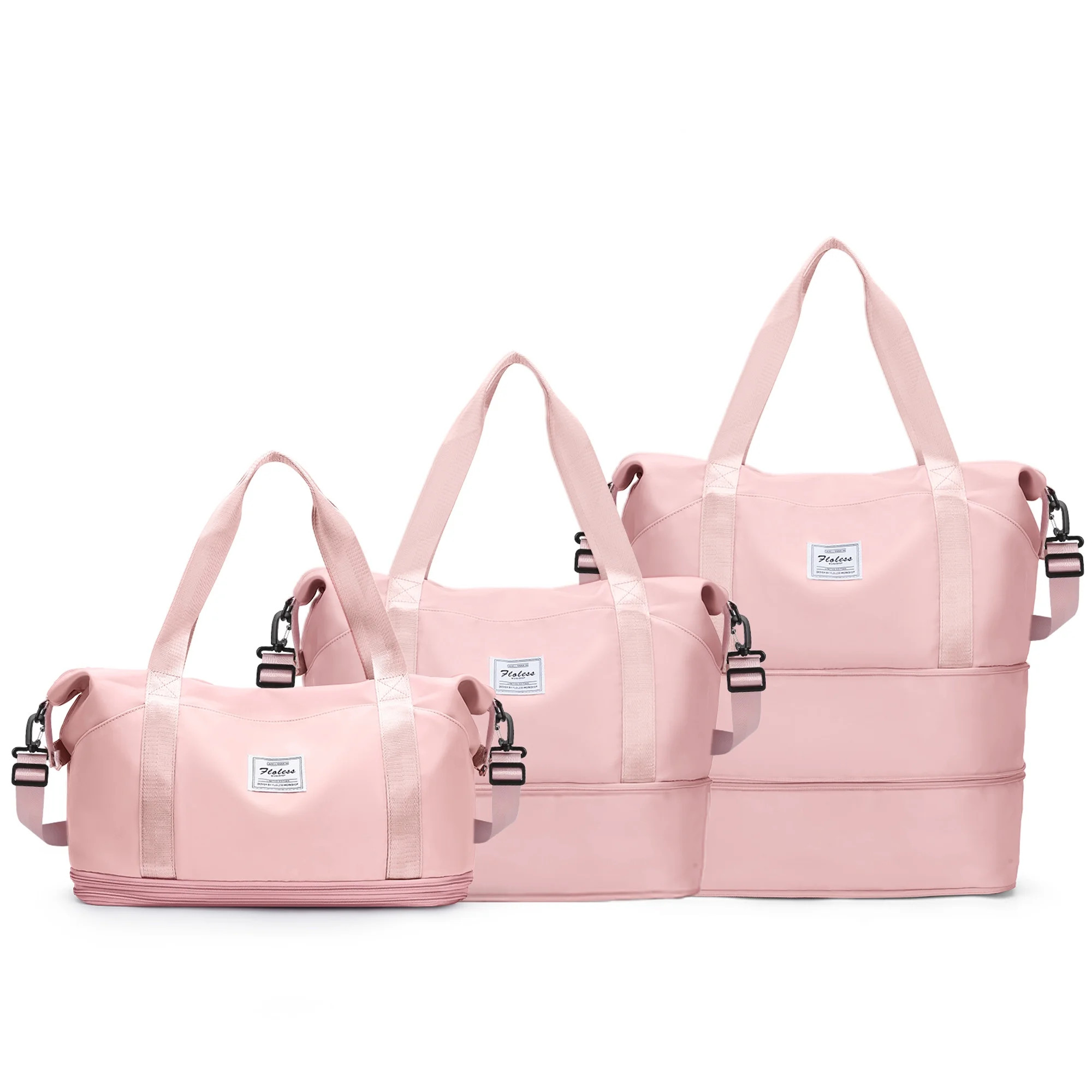 Travel Duffel Bag, Double Expansion Sport Tote Gym Bag, Waterproof Weekender Carry On Overnight B... | Walmart (US)