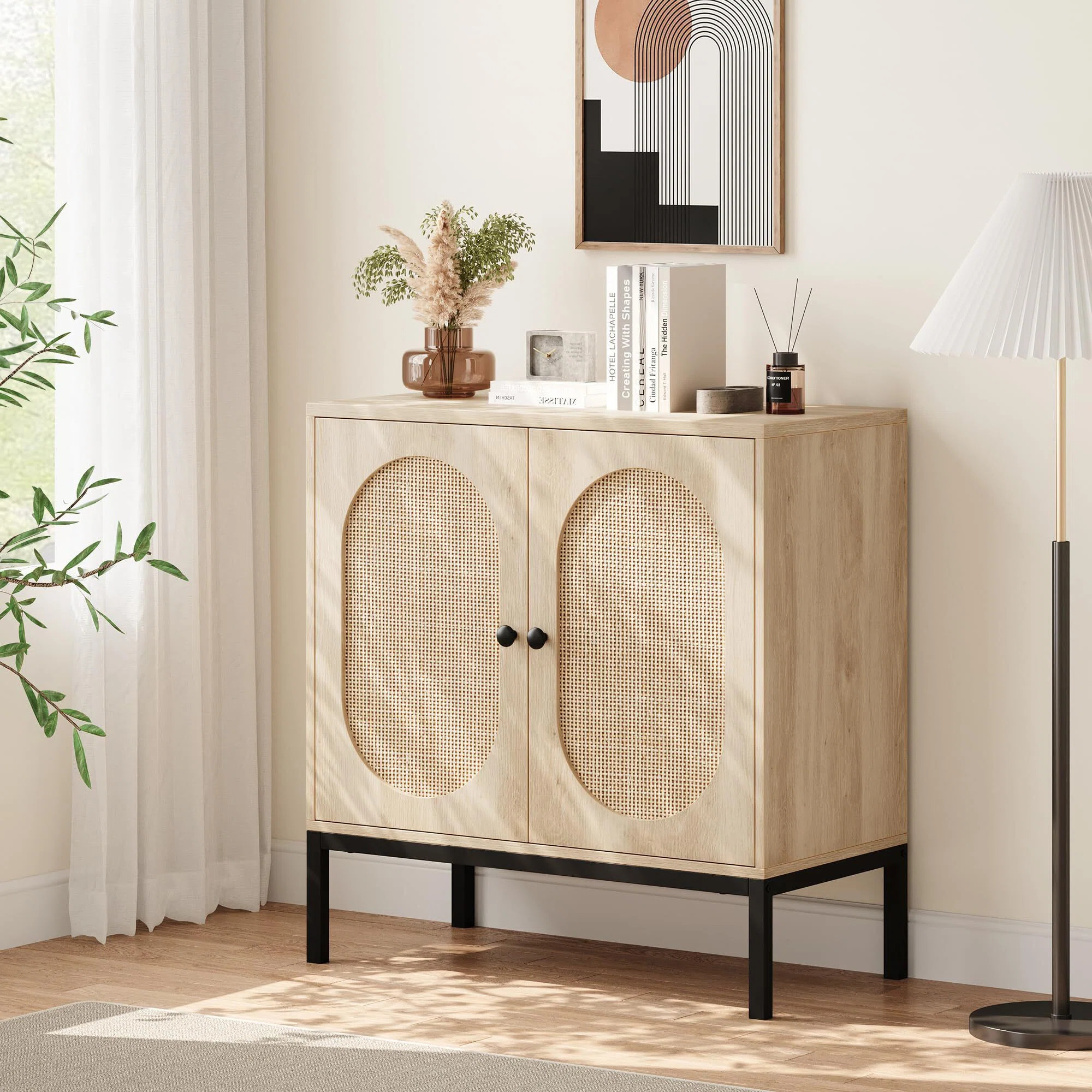 Homhougo Sideboard Buffet Cabinet With Storage & Reviews | Wayfair | Wayfair North America