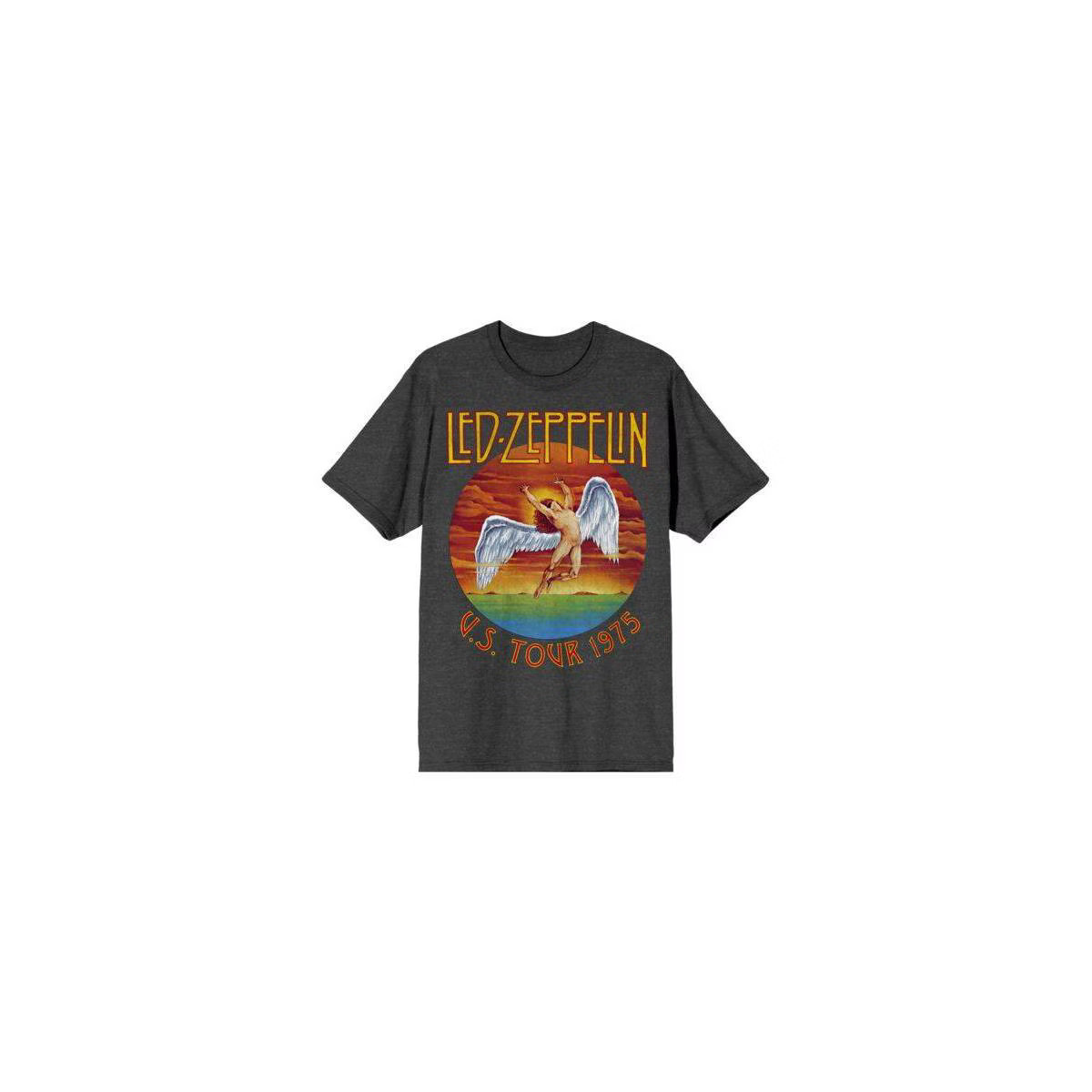 Men's Led Zeppelin Short Sleeve Graphic T-Shirt - Gray | Target