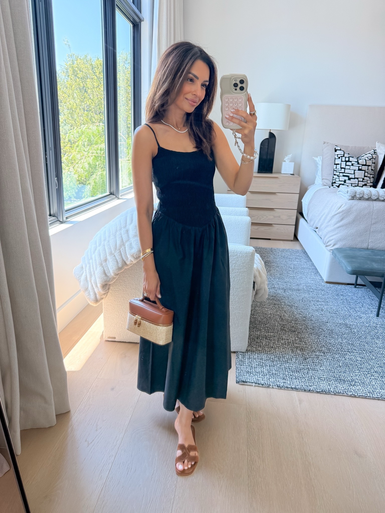 Wearing an xs in black smocked summer dress, runs TTS & will be such a great staple this summer!

#LTKgrwm
