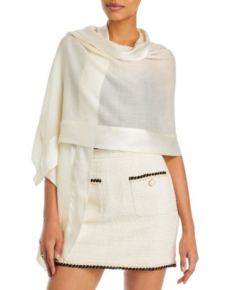 Soiree Wool & Silk Wrap | Bloomingdale's (US)