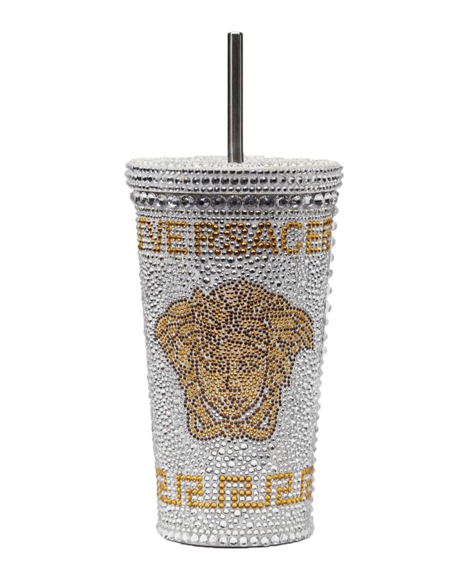 Versace Medusa Studded Travel Mug | Neiman Marcus