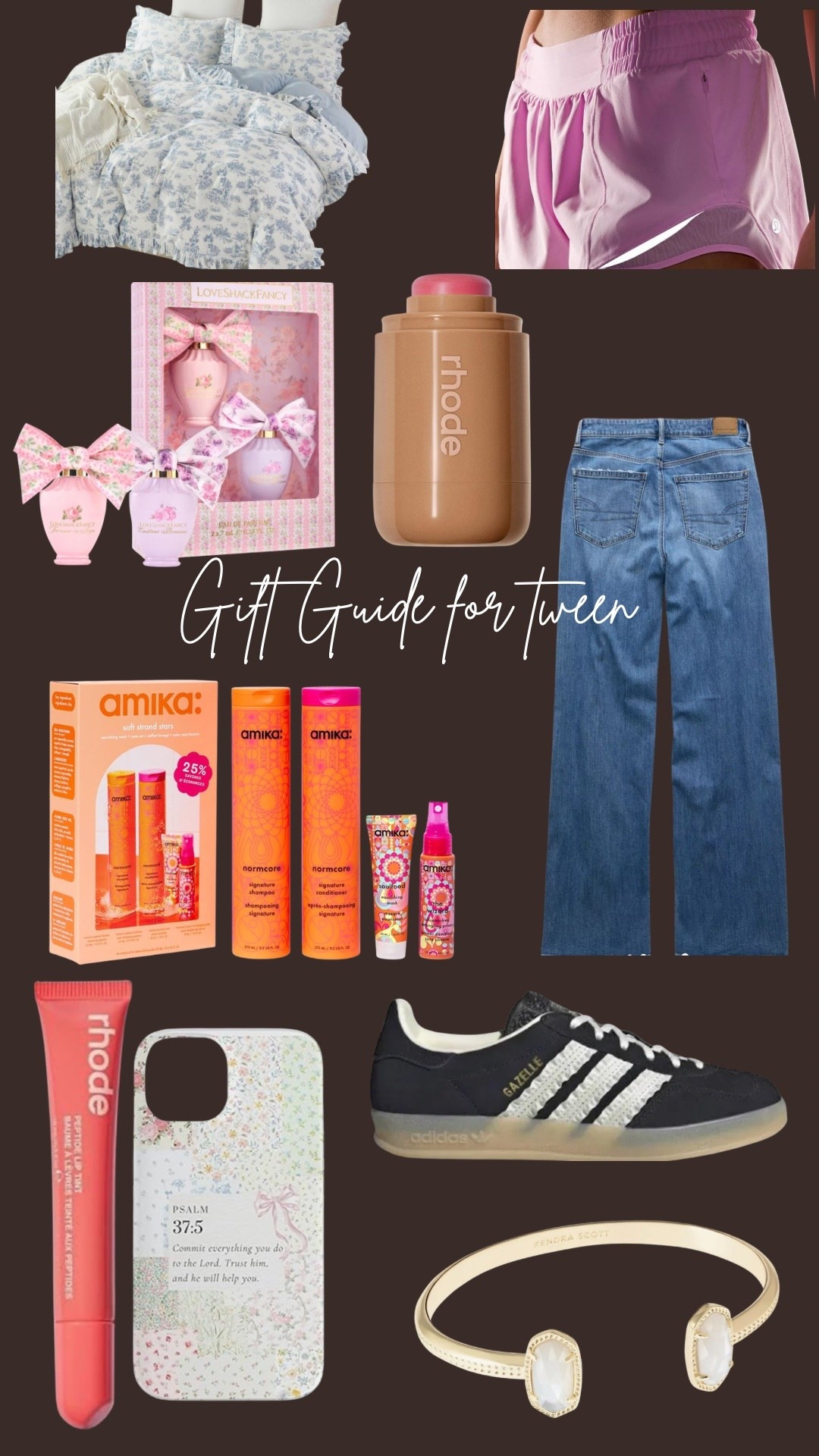 Gift guide for tween/teen girl

Tween gift guide
Gift guide for her
Christmas giftss

#LTKSaleAlert #LTKGiftGuide #LTKHoliday
