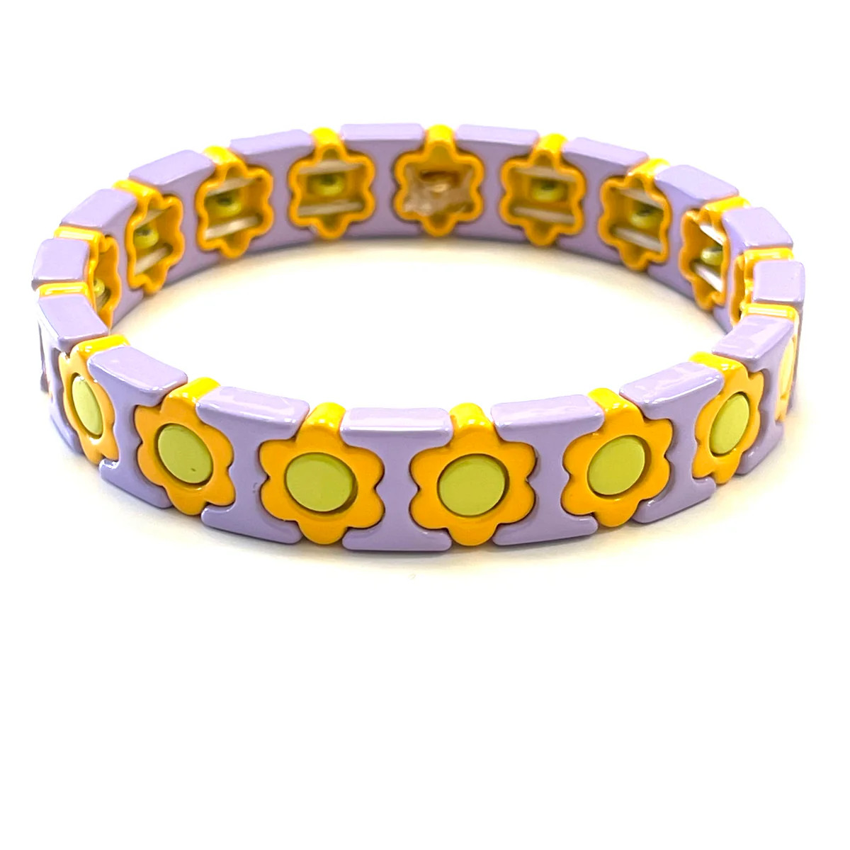 Daisy Bracelet Lavender Canary | Caryn Lawn