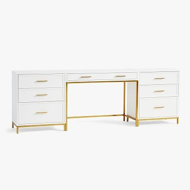 Blaire 90" Classic Desk & Bookcase Set | Pottery Barn Teen | Pottery Barn Teen