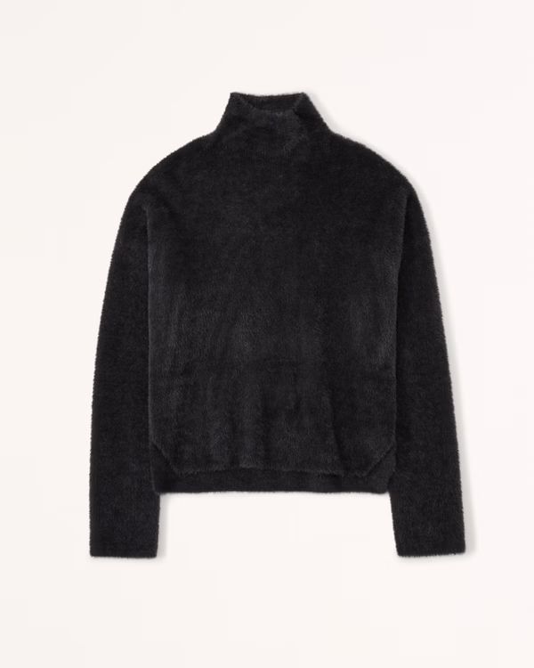 Women's Eyelash Mockneck Sweater | Women's Tops | Abercrombie.com | Abercrombie & Fitch (US)