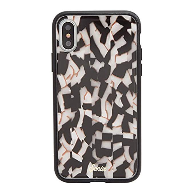 iPhone X, Sonix BLACK PEARL (Tortoise Shell) Cell Phone Case with TEMPERED GLASS SCREEN PROTECTOR [M | Amazon (US)