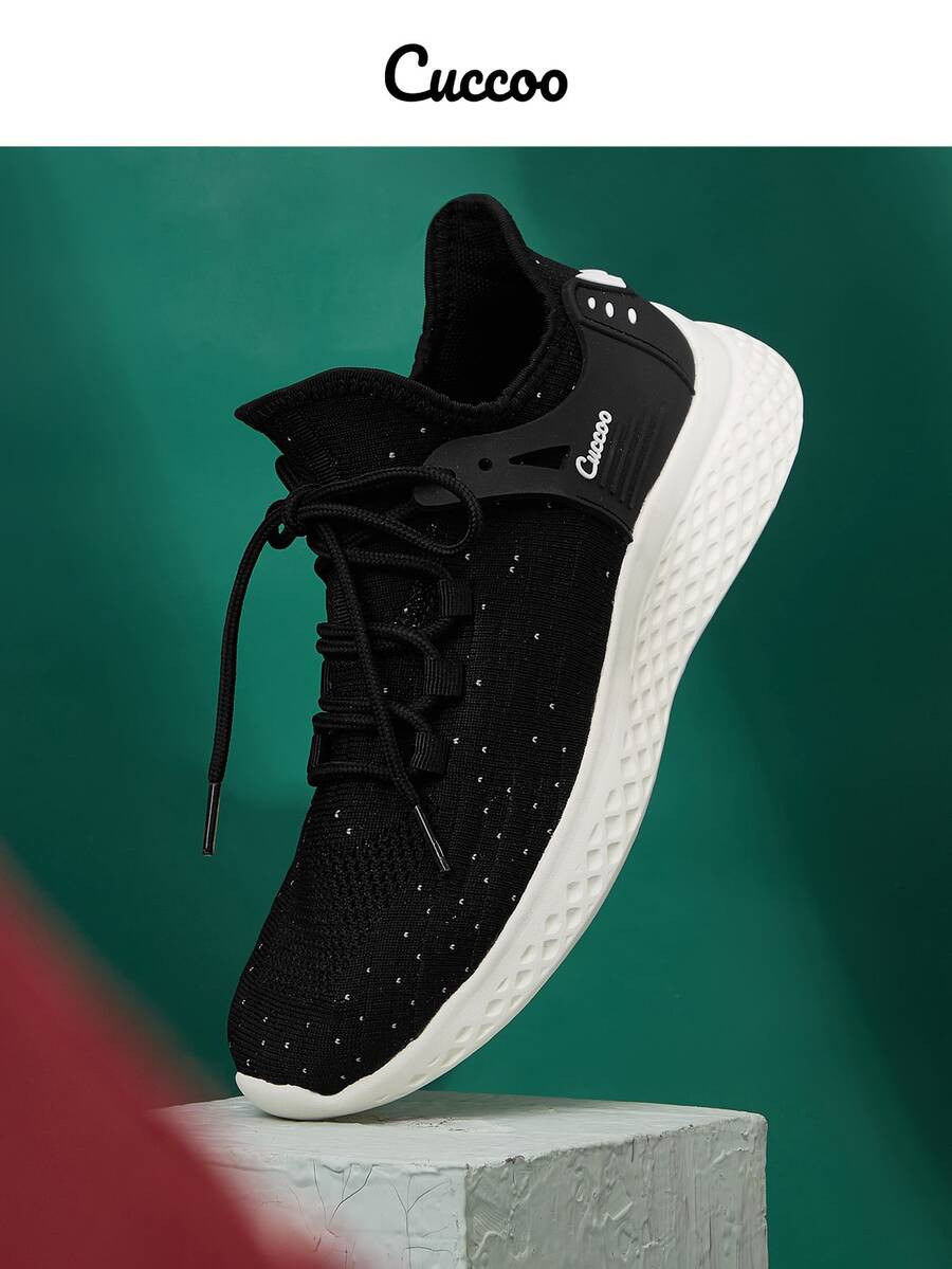 CUCCOO - Lace-up Decor Running Sneakers | SHEIN