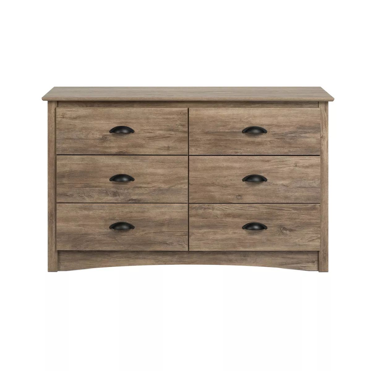 Salt Spring 6 Drawer Condo Dresser Drifted Gray - Prepac | Target