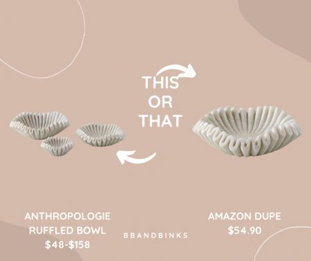 Dupe of the Day
Anthropologie vs Amazon
$48-$158 vs $54.90

#LTKsalealert #LTKhome #LTKstyletip