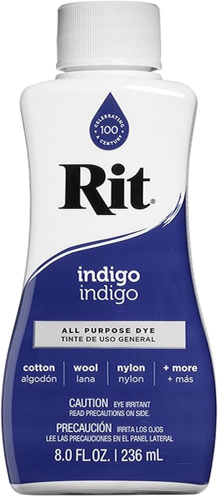 Rit All-Purpose Liquid Dye, Indigo | Amazon (US)