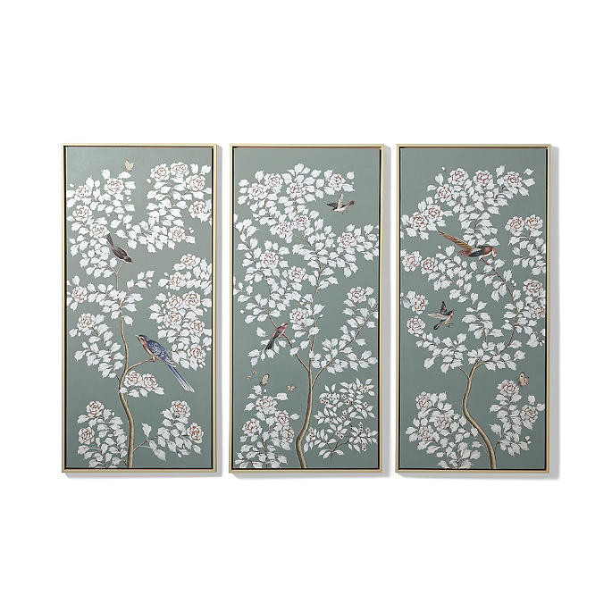 Annette Handpainted Triptych | Frontgate | Frontgate