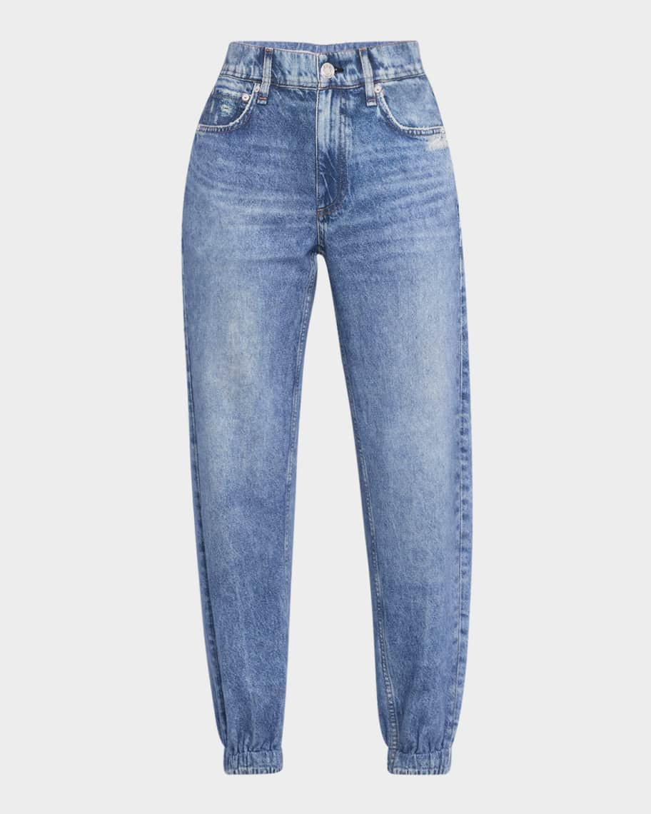 Rag & Bone Miramar Cotton-Terry Crop Joggers | Neiman Marcus