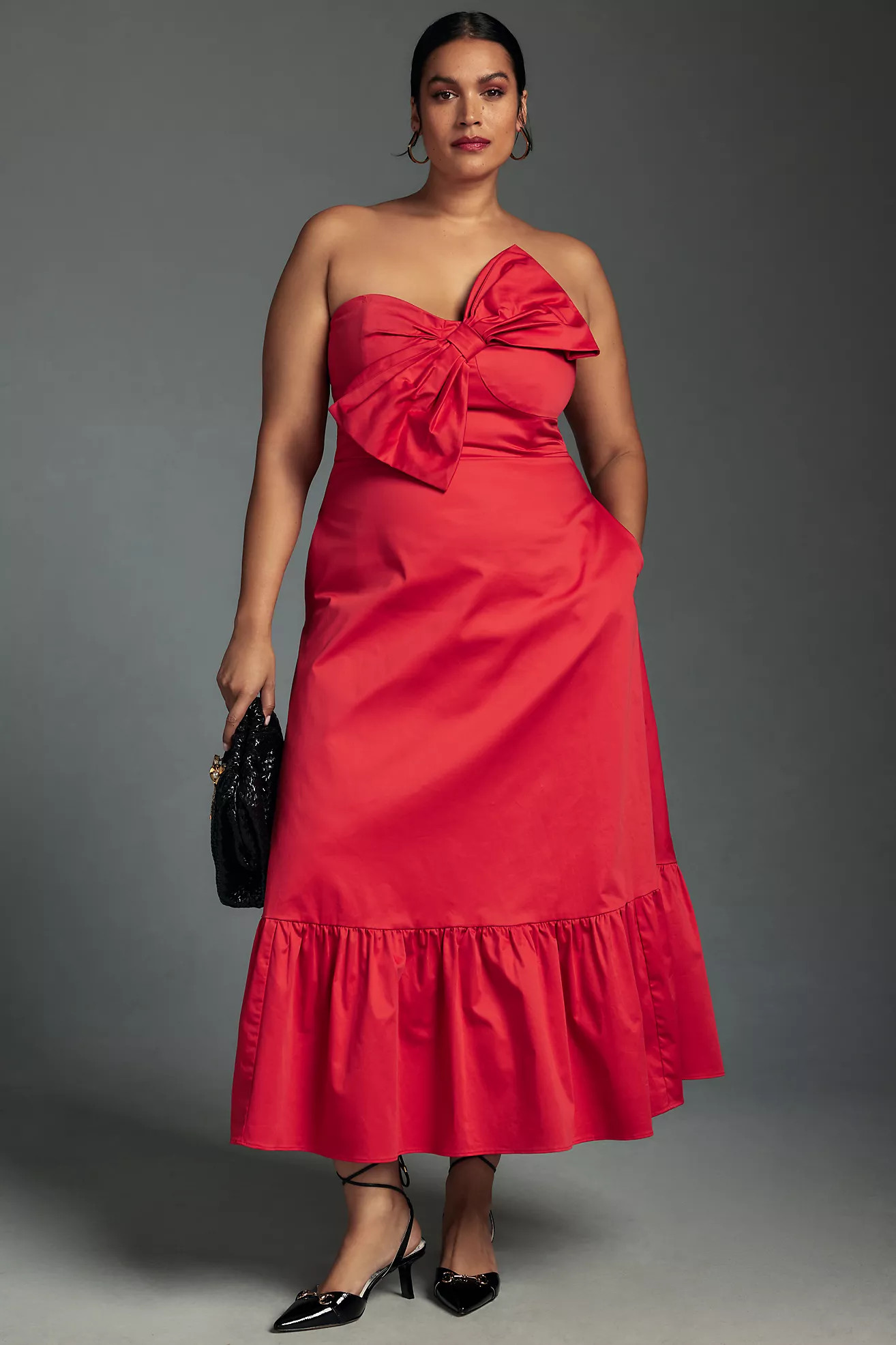 Hutch Bow-Tie Maxi Dress | Anthropologie (US)