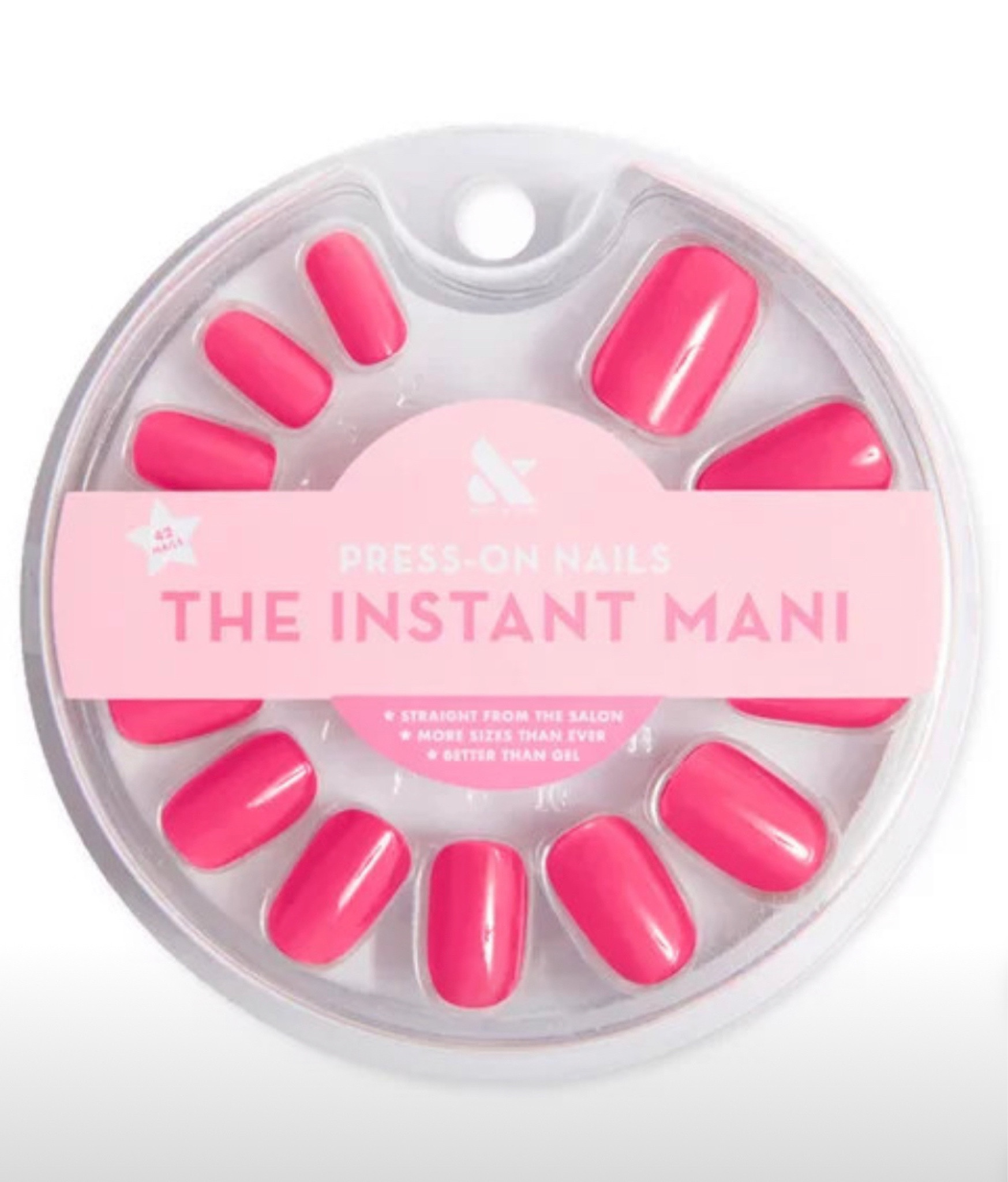 Obsessed with this hot pink/coral color from olive and June. Sold out everywhere but Walmart! Color is hot strawberry - use olive and June brush on glue with it not the one it comes with, it’s SO much better!

#LTKFind #LTKbeauty #LTKunder50