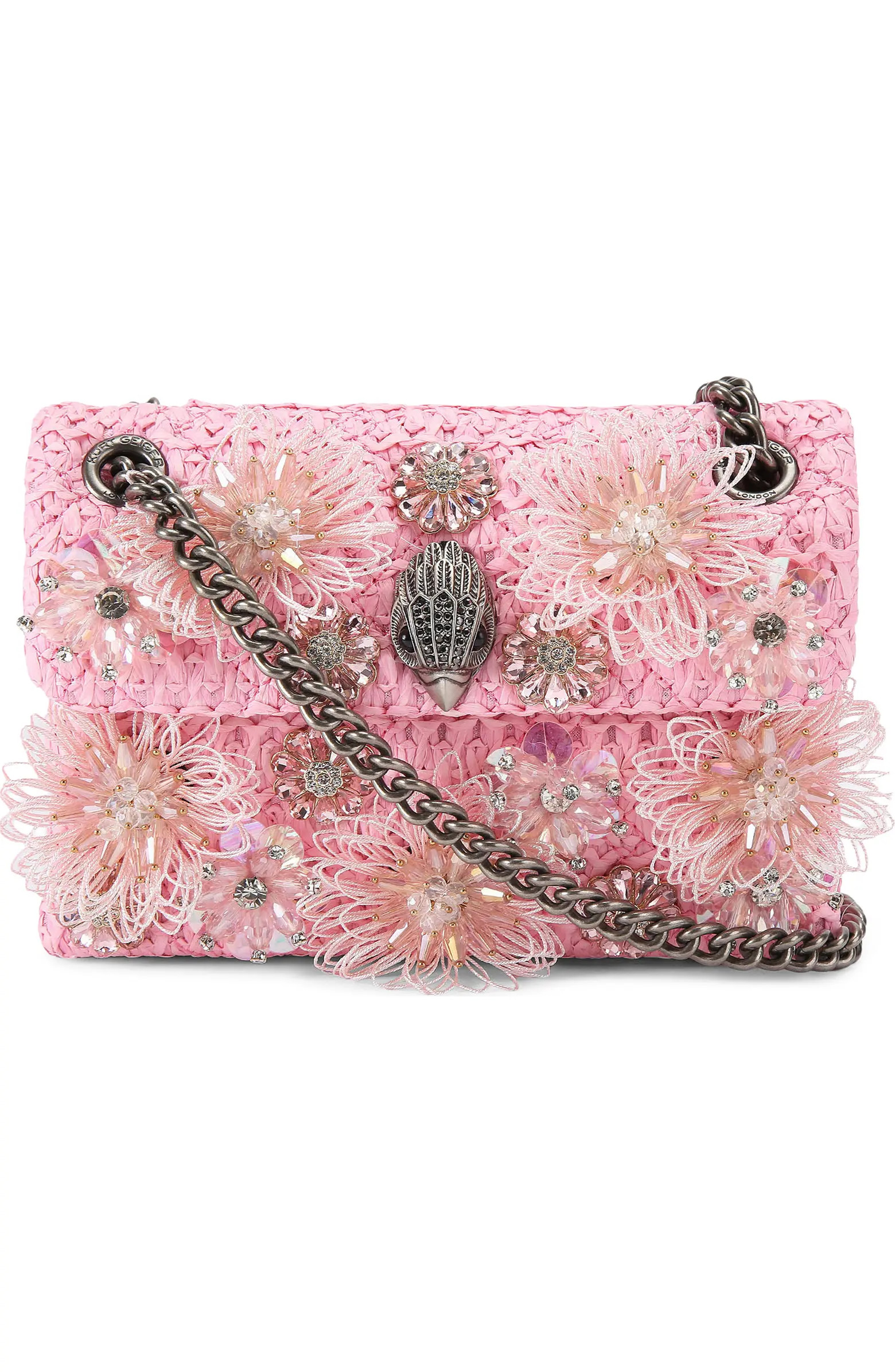 Mini Kensington Raffia Convertible Shoulder Bag | Nordstrom
