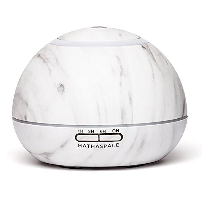 Hathaspace Marble Essential Oil Aroma Diffuser, 350ml Aromatherapy Fragrance Diffuser & Ultrasonic C | Amazon (US)