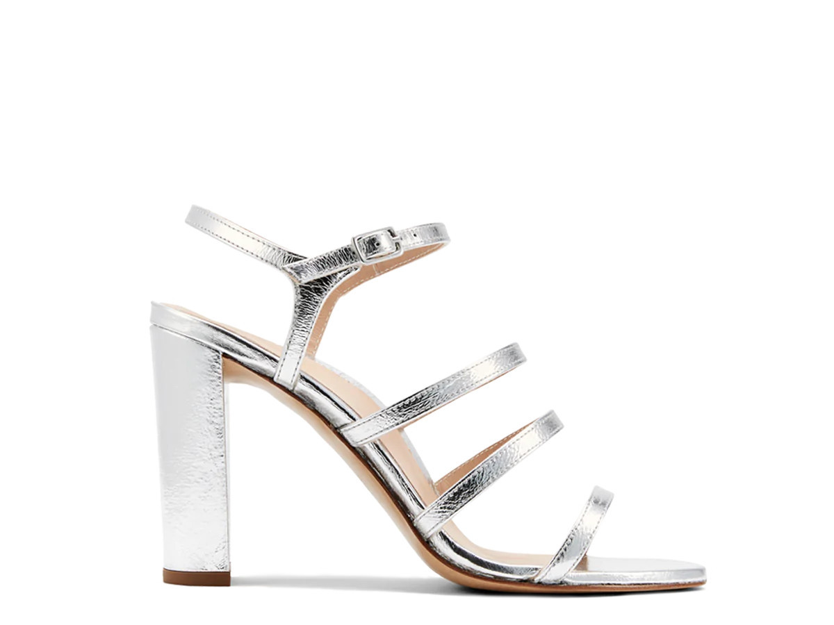 INEZ: Sasha: Silver Metallic | Inez 