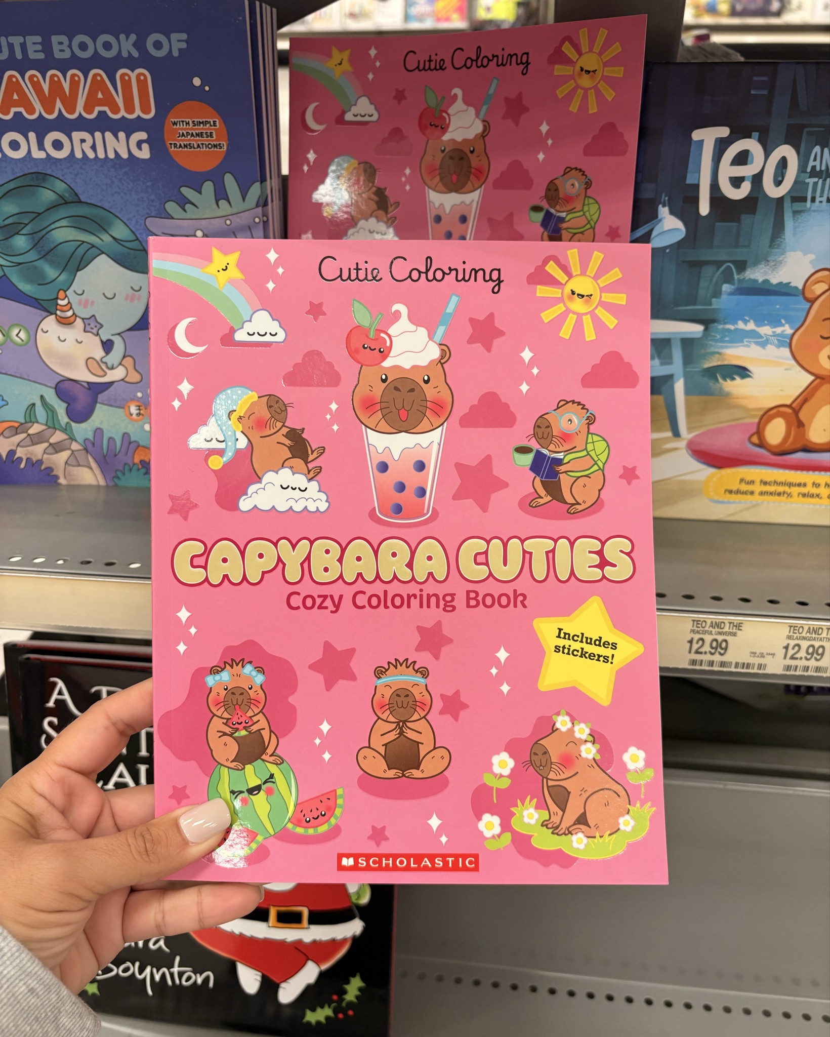 Cutie Coloring Books at Target! 

#kids #color #coloring #cute #cutie #capybara #cafe #cozy #cozycoloring #forest #targetfinds #giftideas

#LTKGiftGuide #LTKHoliday #LTKKids