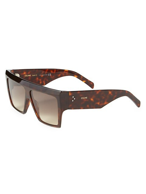 60MM Flat-Top Square Sunglasses | Saks Fifth Avenue