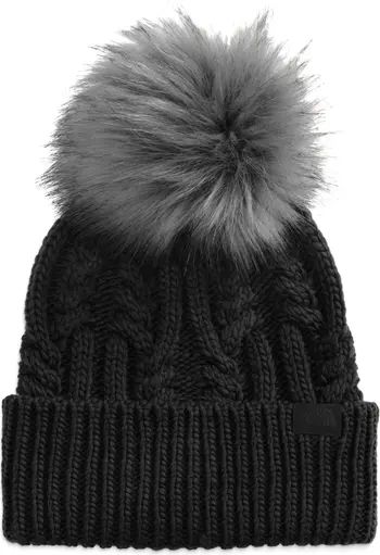 The North Face Oh Mega Faux Fur Pom Beanie | Nordstrom | Nordstrom