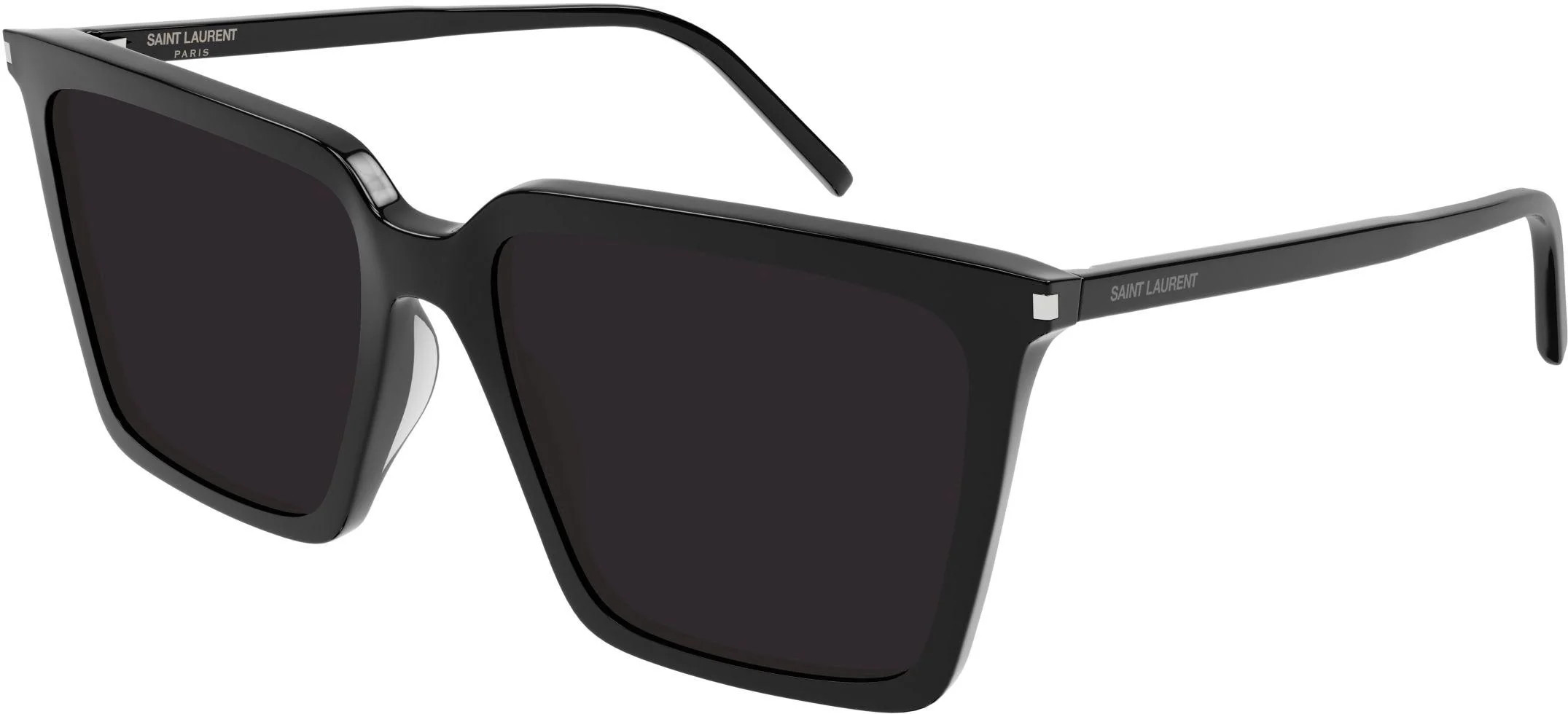 Saint Laurent Classic SL 474 Sunglasses 001 - Black - Black Women Square | Designer Optics