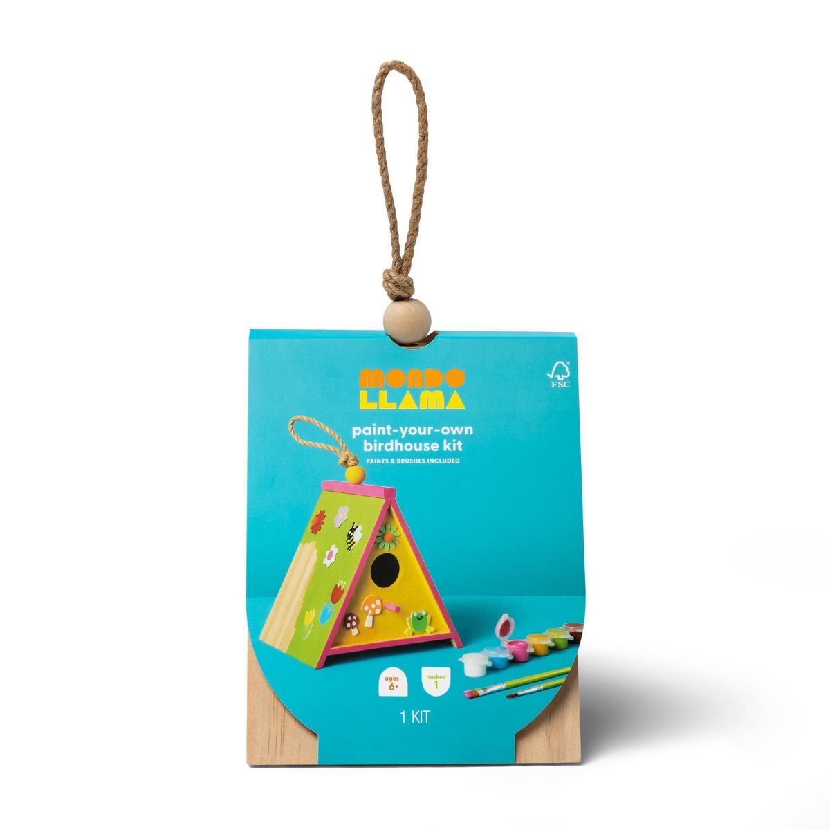 Paint-Your-Own Wood Birdhouse Craft Kit - Mondo Llama™ | Target
