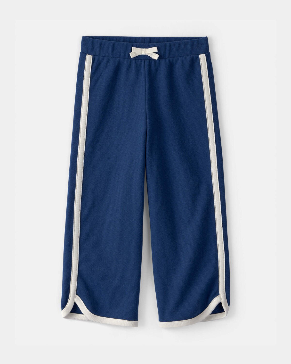 Toddler Girl French Terry Wide-Leg Pants - Blue | Carter's | Carter's Inc