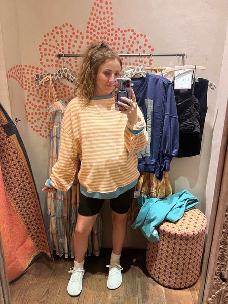 Xs in this striped sweatshirt 