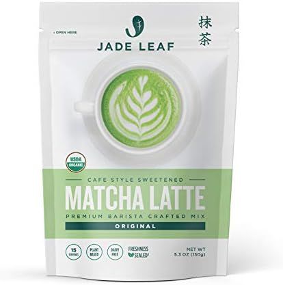 Jade Leaf Organic Matcha Latte Mix - Cafe Style Sweetened Blend - Sweet Matcha Green Tea Powder (5.3 | Amazon (US)