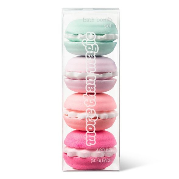 Macaron Bath Bomb Set - 4pc/7oz - More Than Magic&#8482; | Target