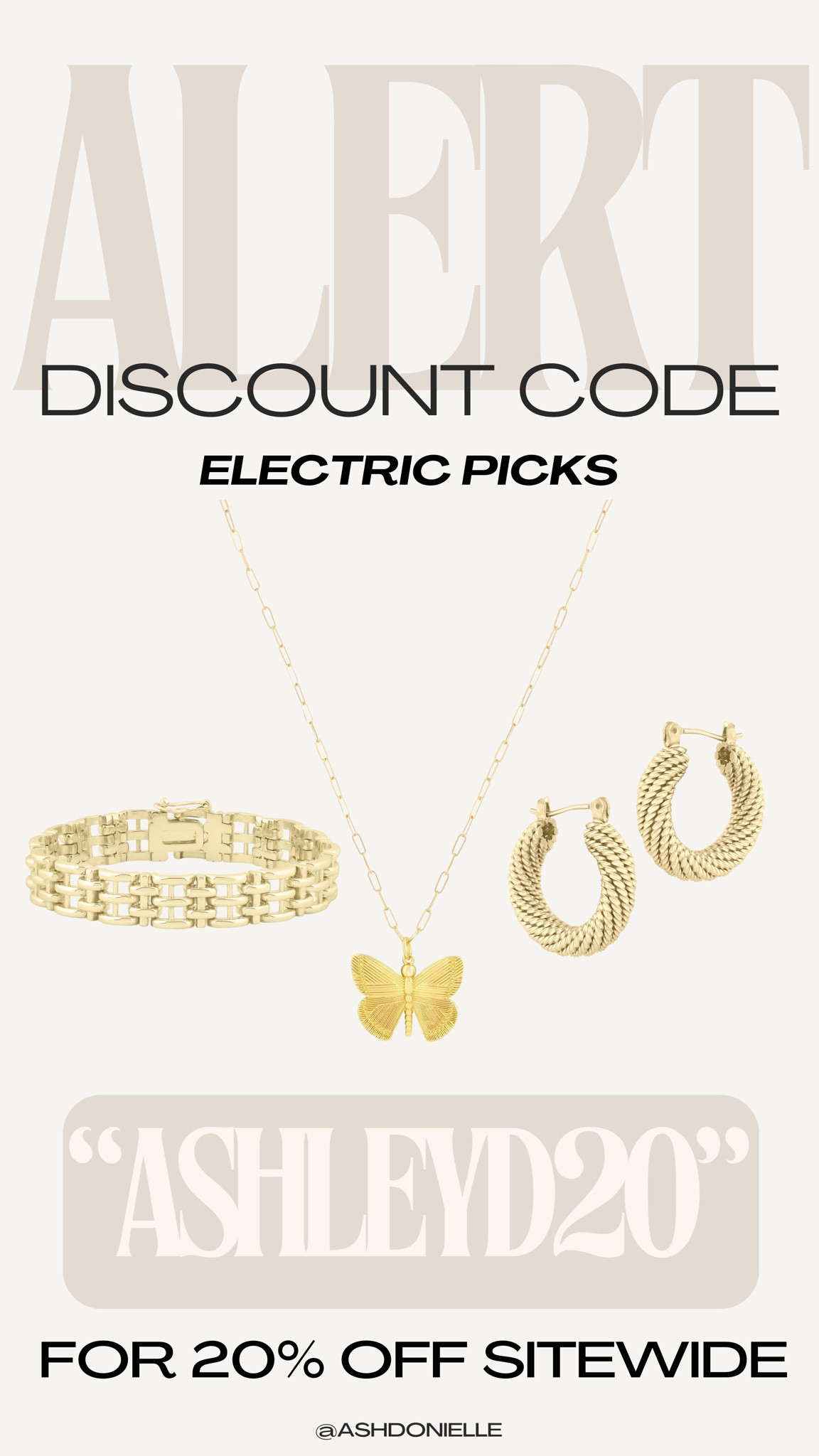 Discount code alert!! Use code “ASHLEYD20” for 20% off site wide on Electric Picks!!

discount code alert, electric picks, jewelry, affordable jewelry, high quality jewelry, fall fashion, accessories 

#LTKSeasonal #LTKStyleTip