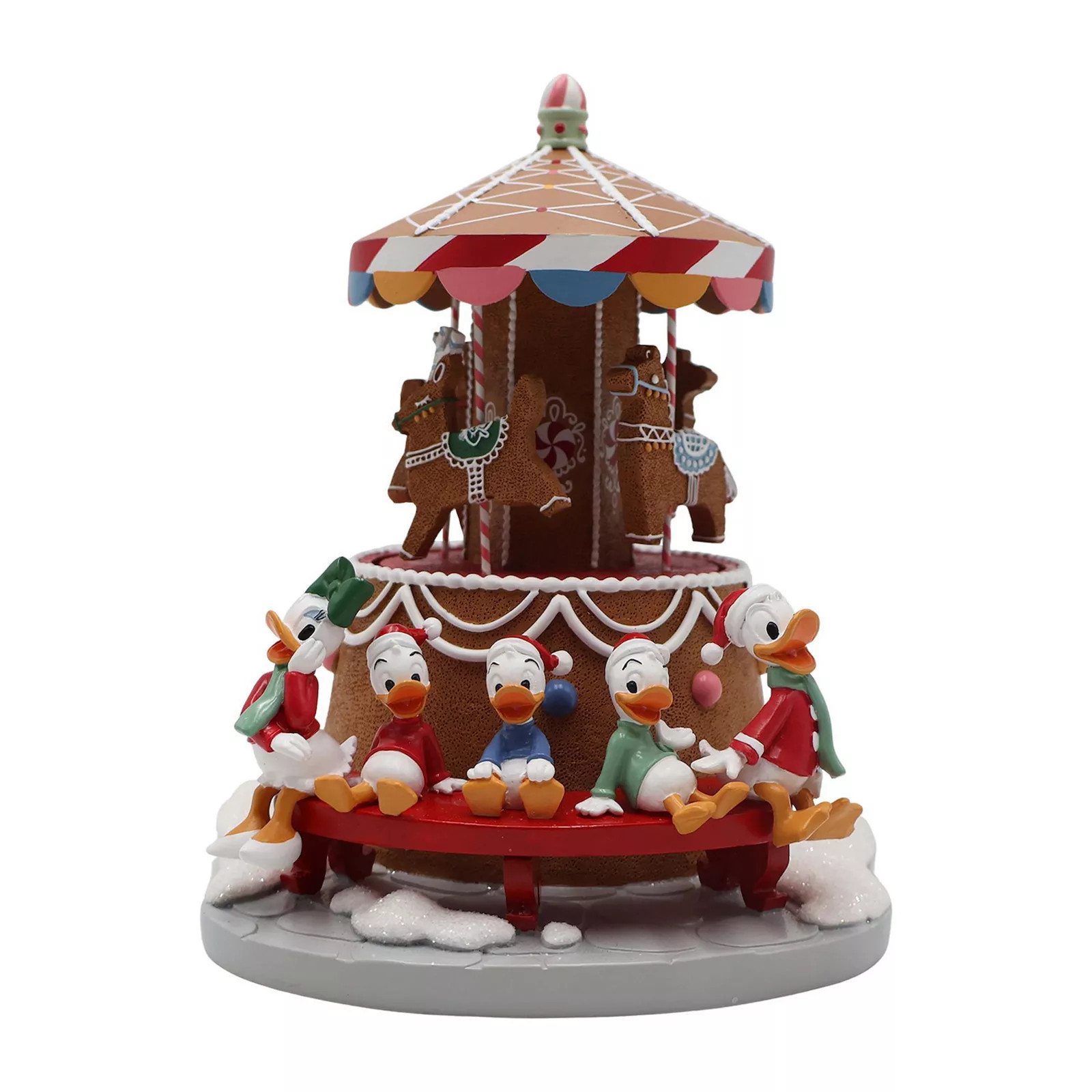 Disney's Donald Duck & Daisy Gingerbread Carousel Village Accessory Table Decor by St. Nicholas Square®, Multi | Kohl's