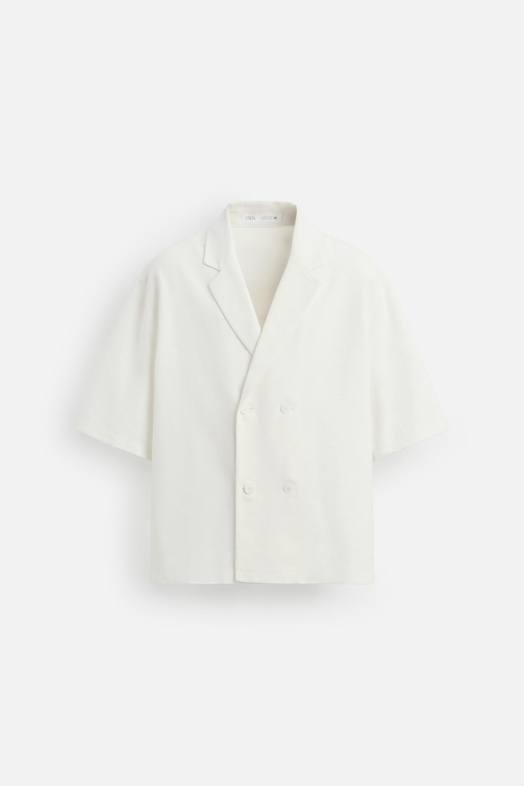 100% LINEN KIMONO SHIRT | Zara UK
