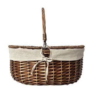 17" Willow Picnic Basket with Liner by Ashland® | Michaels | Michaels Stores