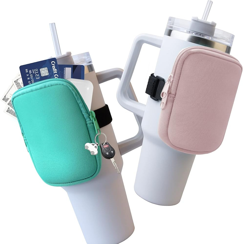 Vidotim 2pack Water Bottle Pouch for Stanley Accessories, Running Water Bottle Handheld Caddy Com... | Amazon (US)