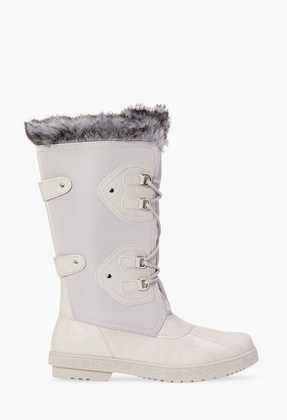 Marley Lace-Up Faux Fur Snow Boot | JustFab