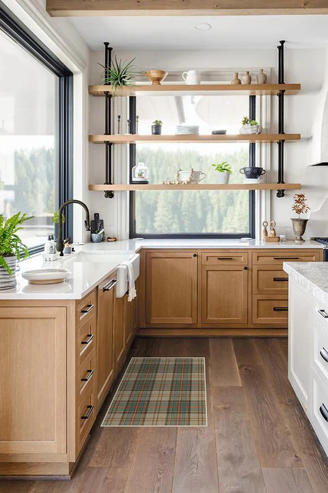 Dress Stewart Tartan Khaki Rug | Ruggable